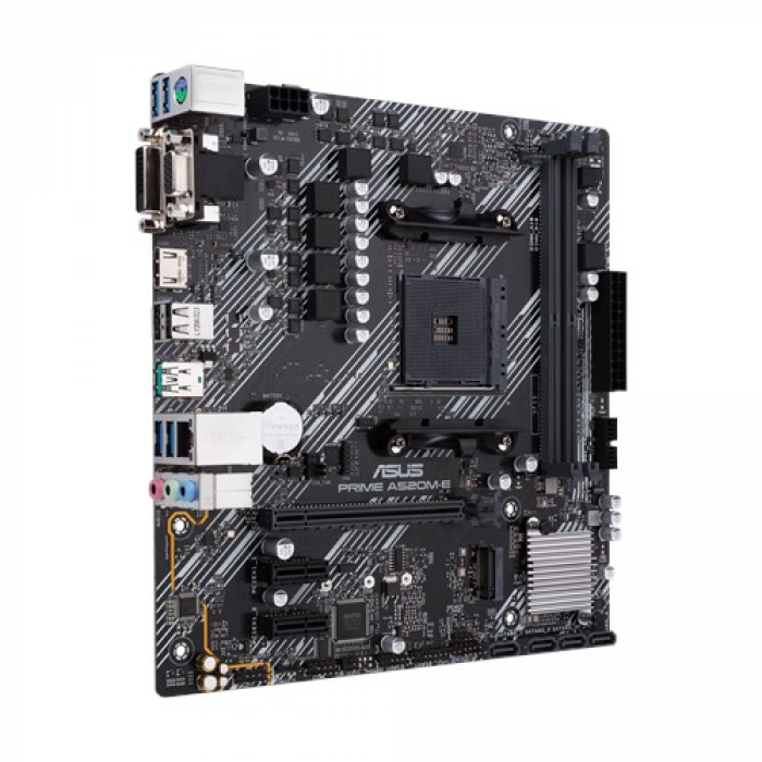 Placa de baza ASUS PRIME A520M-E, AMD A520, Socket AM4, mATX