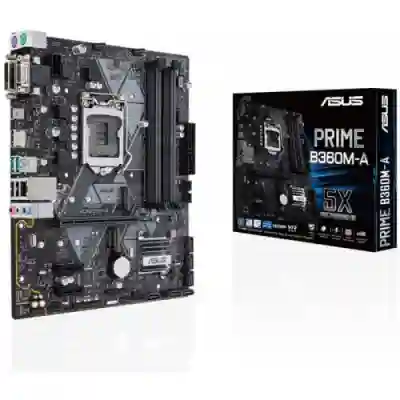 Placa de baza ASUS PRIME B360M-A, Intel B360, Socket 1151 v2, mATX