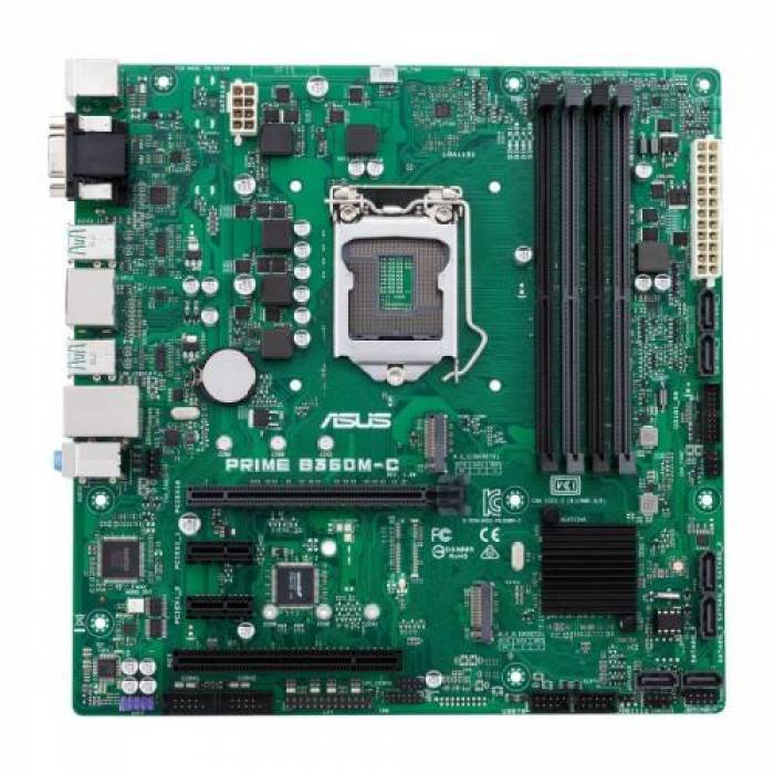 Placa de baza ASUS PRIME B360M-C/CSM, Intel B360, Socket 1151 v2, mATX