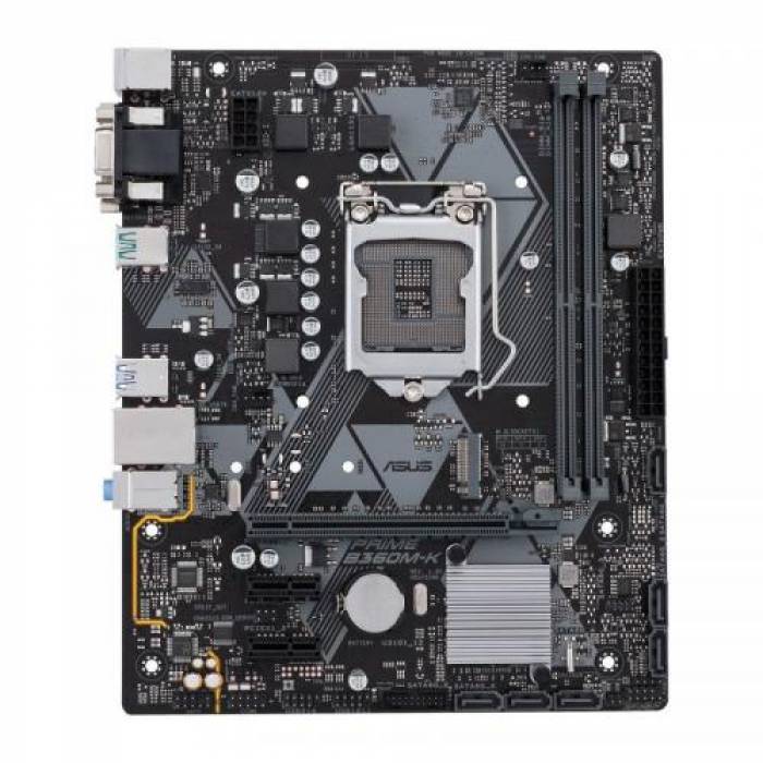 Placa de baza Asus PRIME B360M-K, Intel B360, socket 1151 v2, mATX