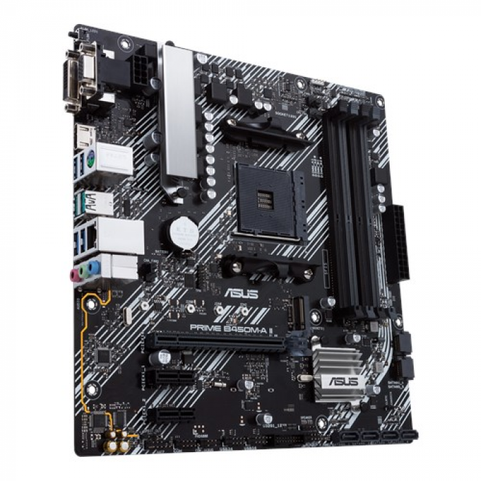 Placa de baza ASUS PRIME B450M-A II, AMD B450, Socket AM4, mATX