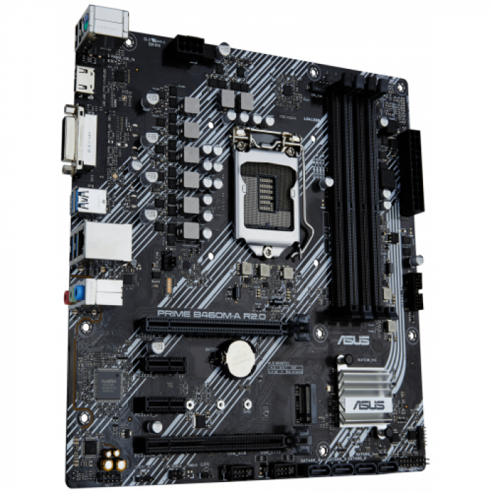 Placa de baza ASUS PRIME B460M-A R2.0, Intel H470, socket 1200, mATX