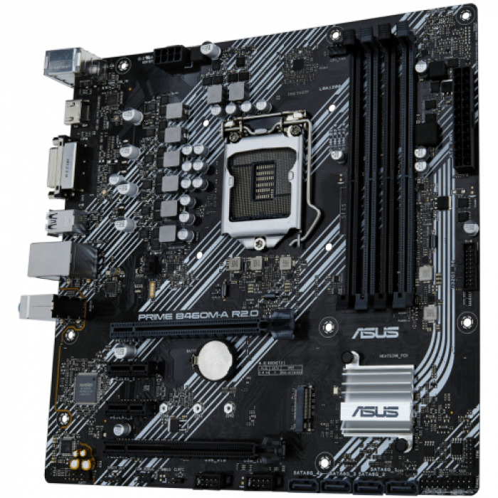 Placa de baza ASUS PRIME B460M-A R2.0, Intel H470, socket 1200, mATX