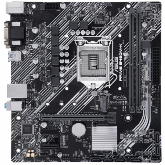 Placa de baza ASUS PRIME B460M-K, Intel B460, socket 1200, mATX