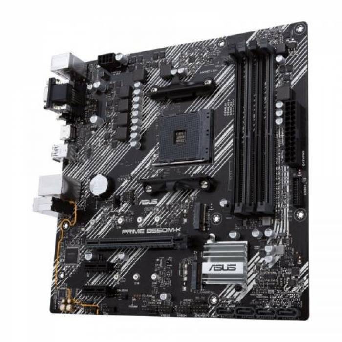 Placa de baza ASUS PRIME B550M-K, AMD B550, socket AM4, mATX