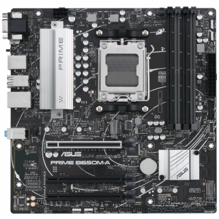 Placa de baza ASUS PRIME B650M-A, AMD B650, Socket AM5, mATX