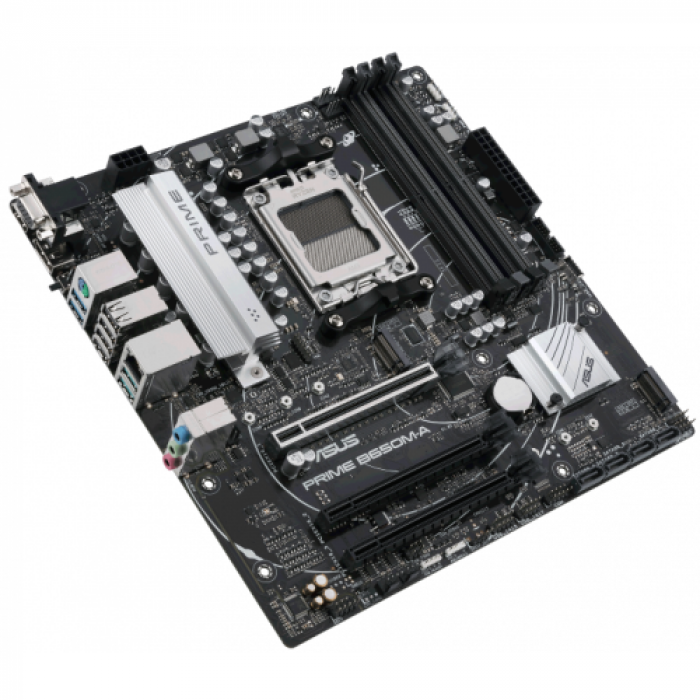 Placa de baza ASUS PRIME B650M-A, AMD B650, Socket AM5, mATX
