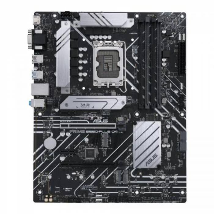 Placa de baza Asus PRIME B660-PLUS D4, Intel B660, Socket 1700, ATX