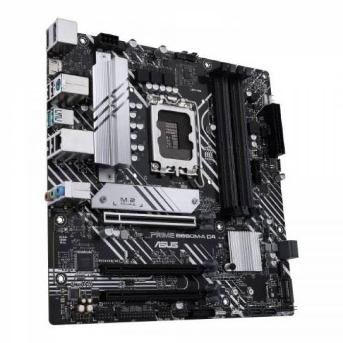 Placa de baza Asus PRIME B660M-A D4, Intel B660, Socket 1700, mATX