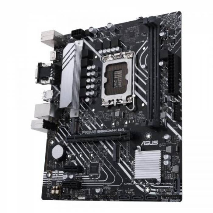 Placa de baza Asus PRIME B660M-K D4, Intel B660, Socket 1700, mATX