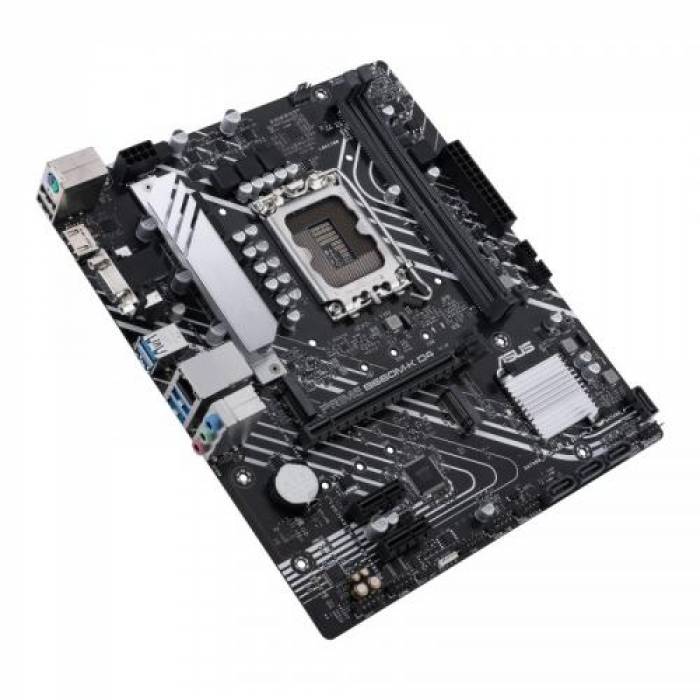 Placa de baza Asus PRIME B660M-K D4, Intel B660, Socket 1700, mATX