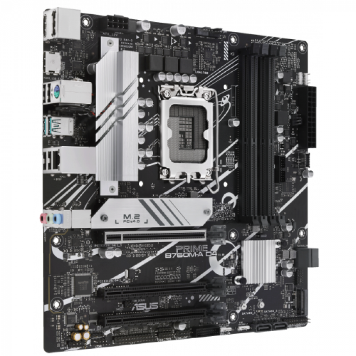 Placa de baza ASUS PRIME B760M-A D4, Intel B760, Socket 1700, mATX