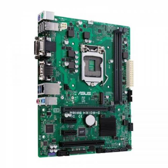 Placa de baza ASUS PRIME H310M-C/CSM, Intel H310, Socket 1151 v2, mATX