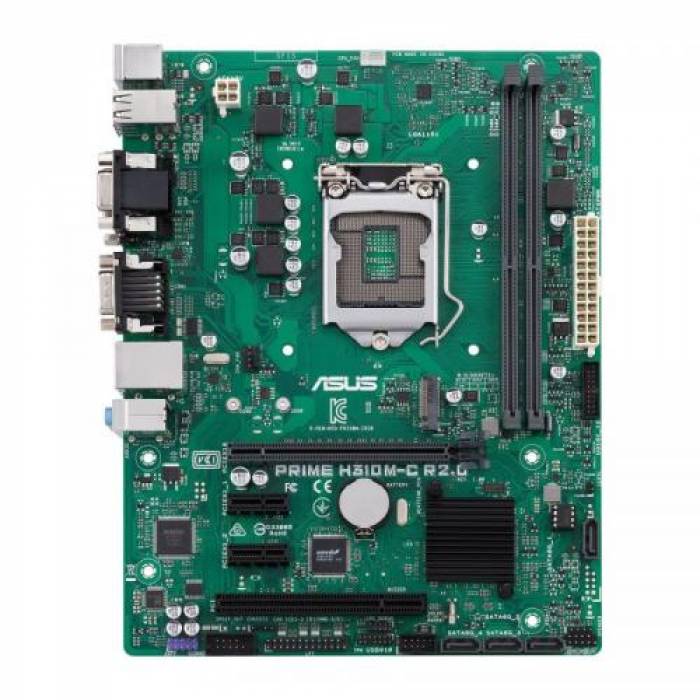 Placa de baza ASUS PRIME H310M-C R2.0, Intel H310, Socket 1151 v2, mATX