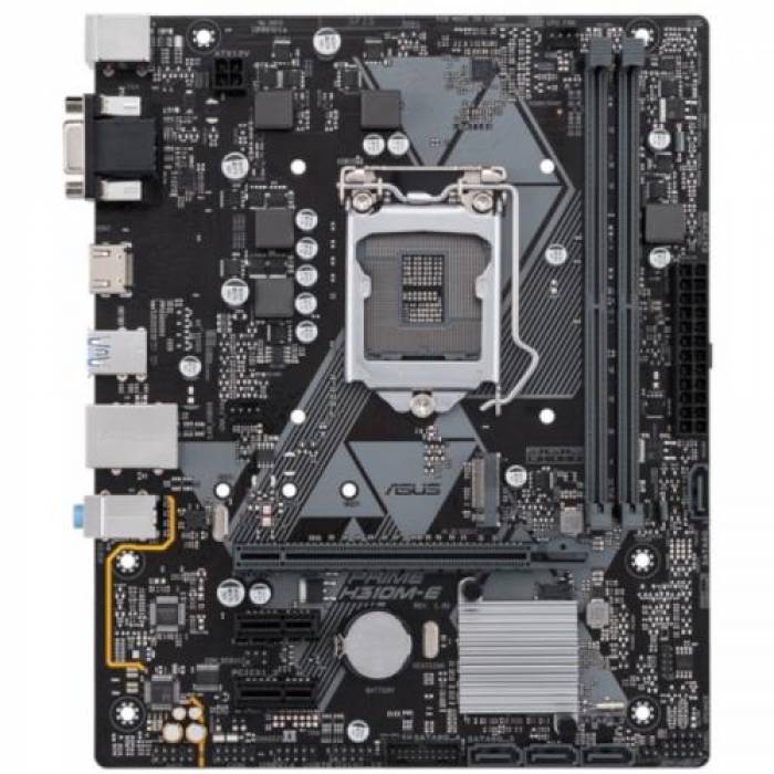 Placa de baza ASUS PRIME H310M-E/CSM, Intel H310, Socket 1151 v2, mATX