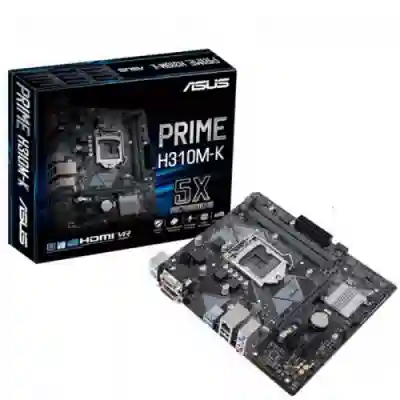 Placa de baza ASUS PRIME H310M-K, Intel H310, Socket 1151 v2, mATX