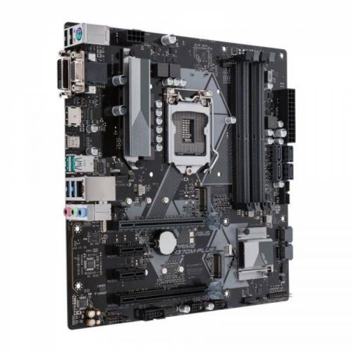 Placa de baza Asus PRIME H370M-PLUS, Intel H370, socket 1151 v2, mATX