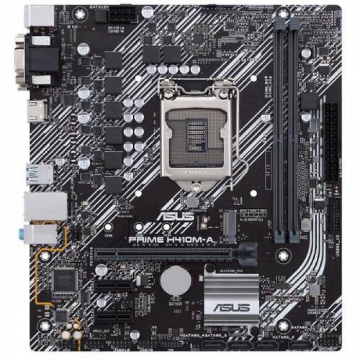 Placa de baza ASUS PRIME H410M-A/CSM, Intel H410, socket 1200, mATX