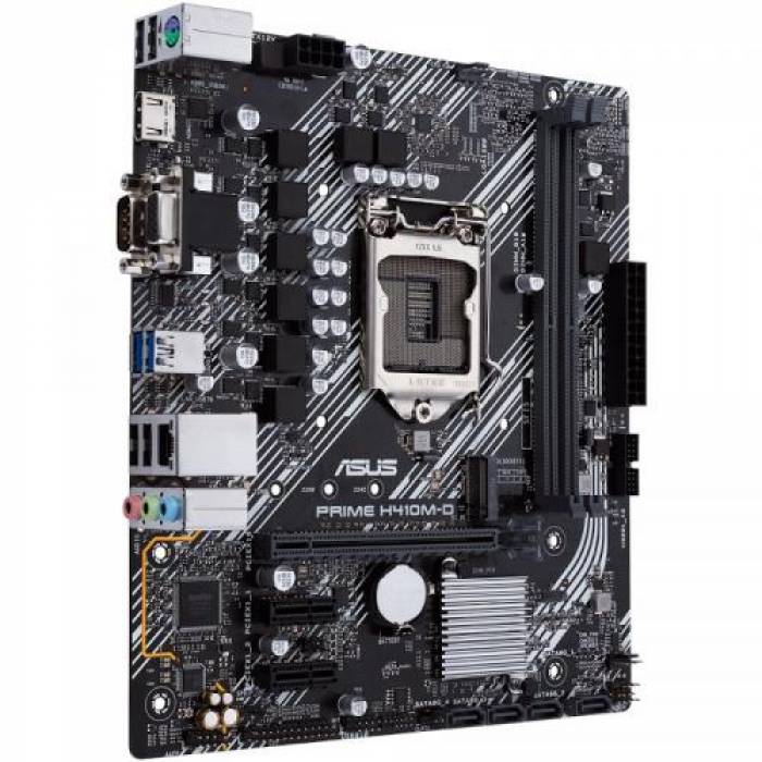 Placa de baza ASUS PRIME H410M-D, Intel H410, socket 1200, mATX