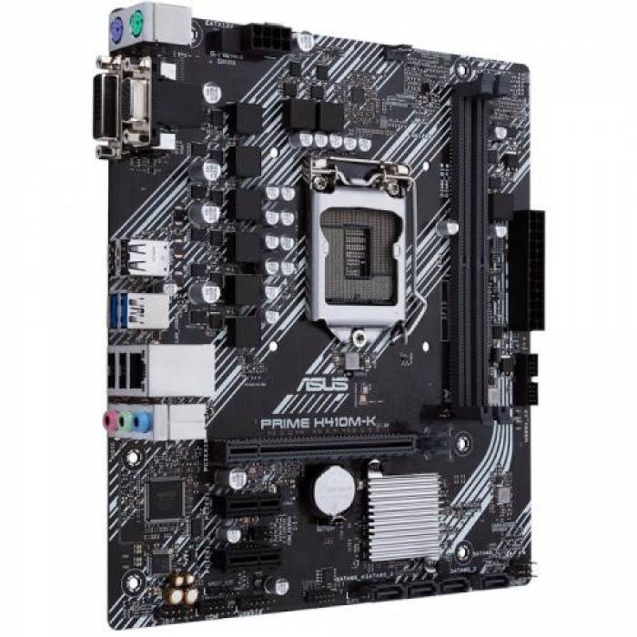 Placa de baza ASUS PRIME H410M-K, Intel H410, socket 1200, mATX