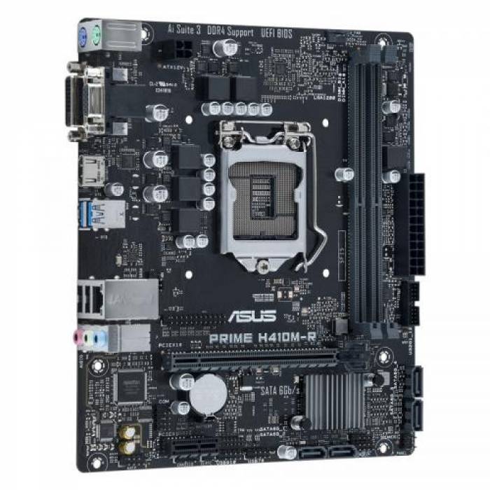 Placa de baza ASUS Prime H410M-R-SI, Intel H410, socket 1200, mATX