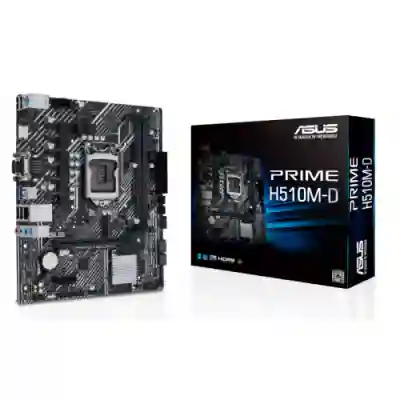 Placa de baza Asus PRIME H510M-D, Intel H510, Socket 1200, mATX