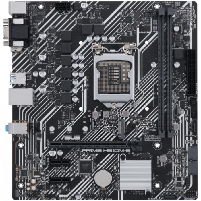 Placa de baza Asus PRIME H510M-E, Intel H510, Socket 1200, mATX