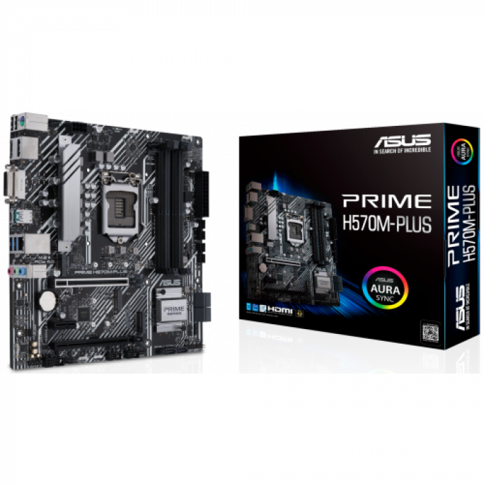 Placa de baza Asus PRIME H570M-PLUS, Intel H570, socket 1200, mATX