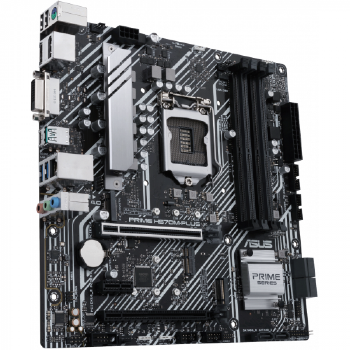 Placa de baza Asus PRIME H570M-PLUS, Intel H570, socket 1200, mATX