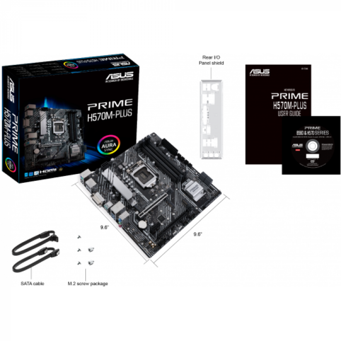 Placa de baza Asus PRIME H570M-PLUS, Intel H570, socket 1200, mATX