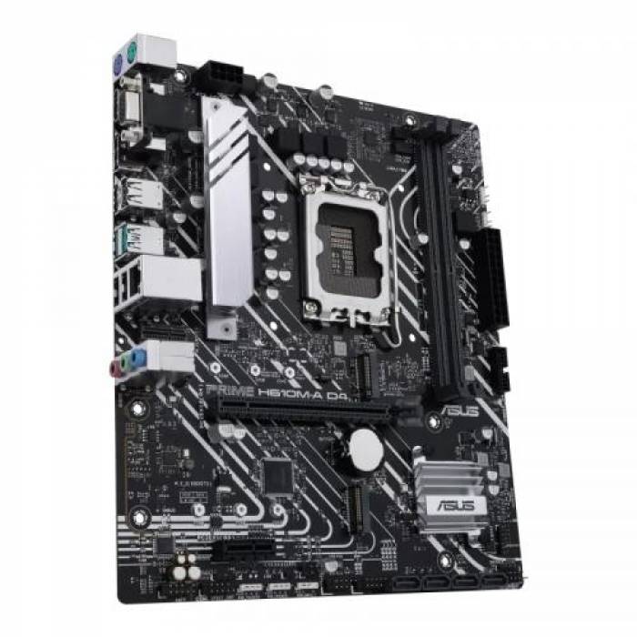 Placa de baza Asus PRIME H610M-A D4-CSM, Intel H610, Socket 1700, mATX