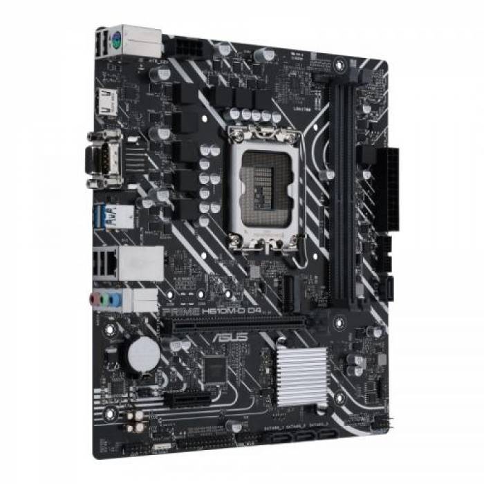 Placa de baza Asus PRIME H610M-D D4, Intel H610, Socket 1700, mATX
