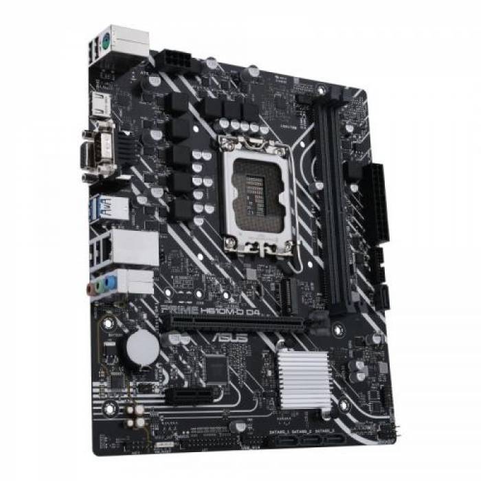 Placa de baza Asus PRIME H610M-D D4, Intel H610, Socket 1700, mATX