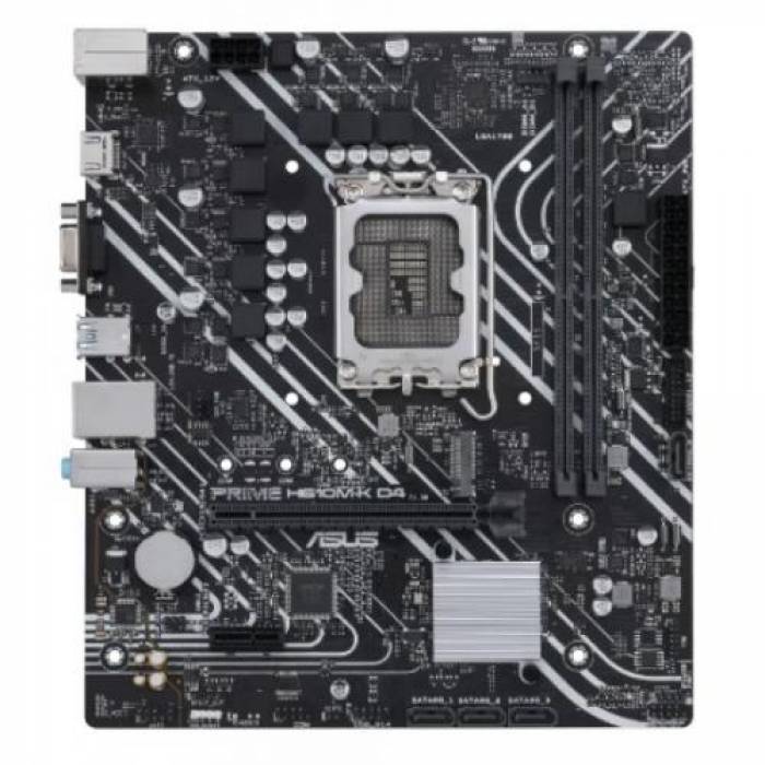 Placa de baza Asus PRIME H610M-K D4, Intel H610, Socket 1700, mATX