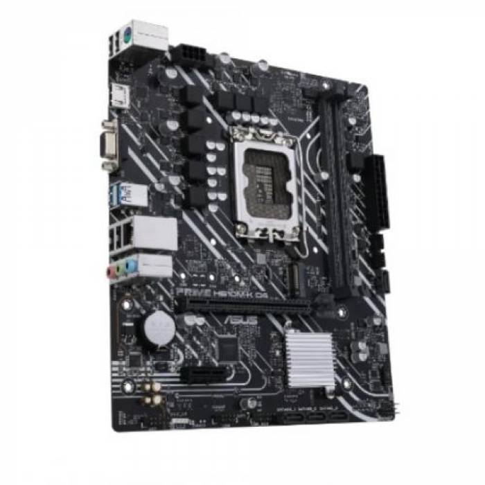 Placa de baza Asus PRIME H610M-K D4, Intel H610, Socket 1700, mATX