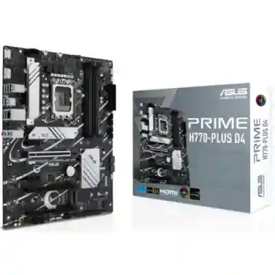 Placa de baza ASUS PRIME H770-PLUS D4, Intel H770, Socket 1700, ATX