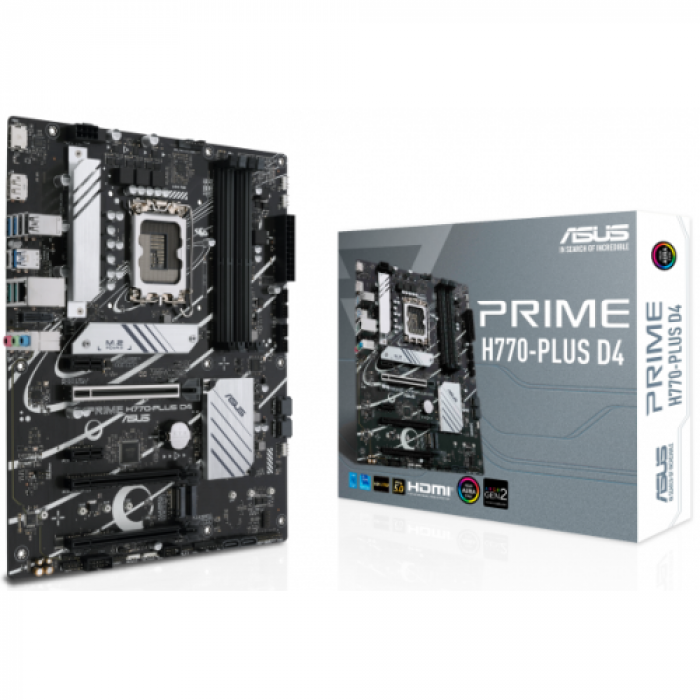 Placa de baza ASUS PRIME H770-PLUS D4, Intel H770, Socket 1700, ATX