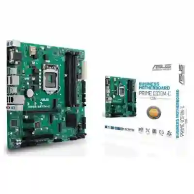 Placa de baza ASUS PRIME Q370M-C/CSM, Intel Q370, Socket 1151 v2, mATX