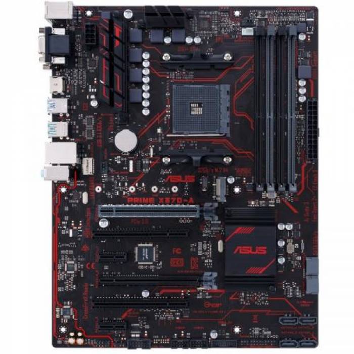Placa de baza ASUS PRIME X370-A, AMD X370, Socket AM4, ATX