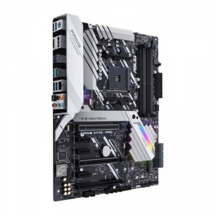 Placa de baza ASUS PRIME X470-PRO, AMD X470, Socket AM4, ATX