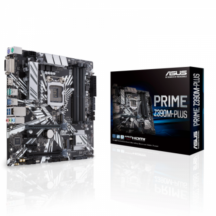 Placa de baza Asus PRIME Z390M-PLUS, Intel Z390M, socket 1151 v2, mATX