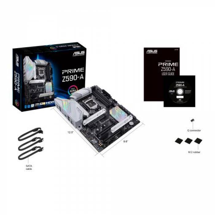 Placa de baza ASUS PRIME Z590-A, Intel Z590, Socket 1200, ATX