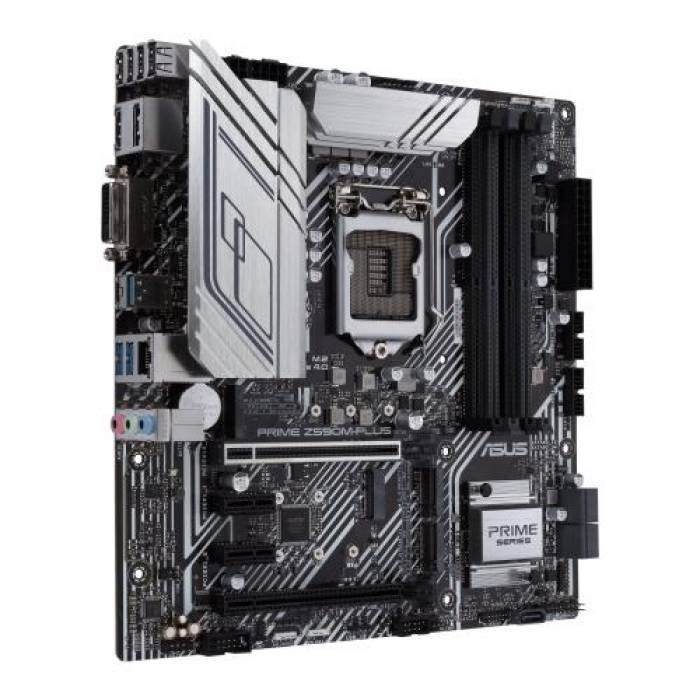 Placa de baza ASUS PRIME Z590M-PLUS, Intel Z590, Socket 1200, mATX