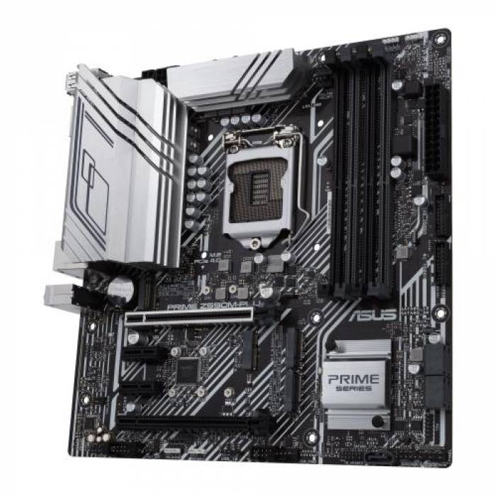 Placa de baza ASUS PRIME Z590M-PLUS, Intel Z590, Socket 1200, mATX