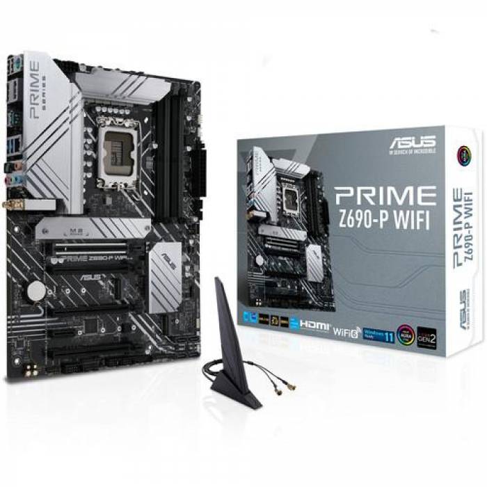 Placa de baza ASUS PRIME Z690-P WiFI, Intel Z690, Socket 1700, ATX