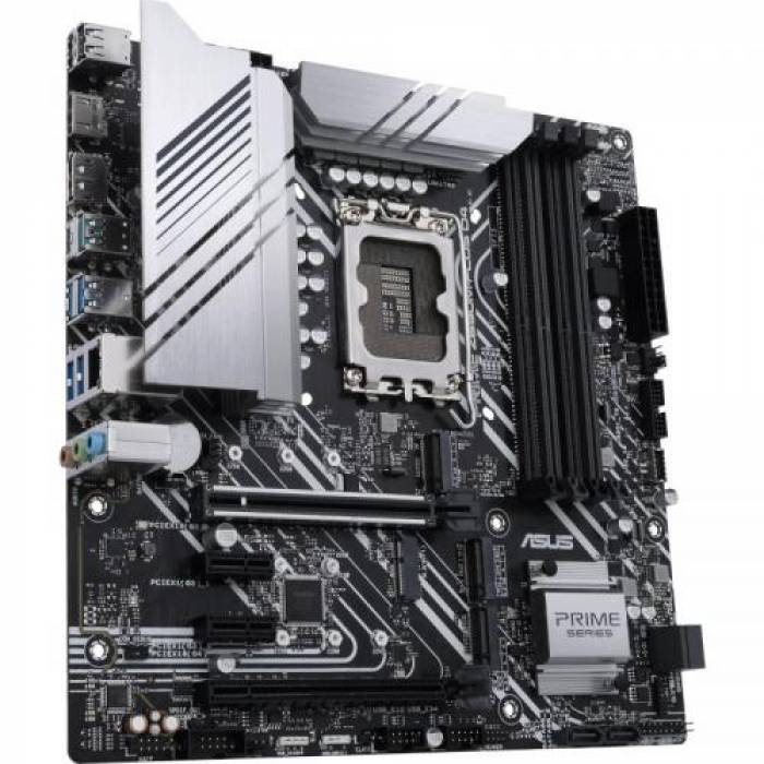 Placa de baza ASUS PRIME Z690M-PLUS D4, Intel Z690, socket 1700, mATX