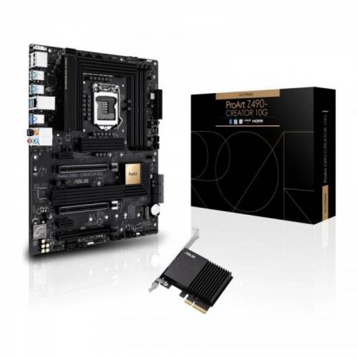 Placa de baza ASUS ProART Z490-CREATOR 10G, Intel Z490, socket 1200, ATX