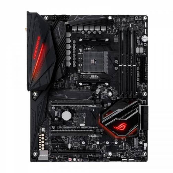 Placa de baza ASUS ROG CROSSHAIR VII HERO (WI-FI), AMD X470, Socket AM4, ATX