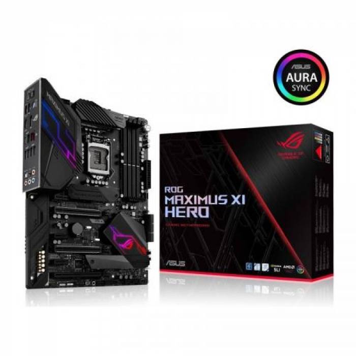 Placa de baza Asus ROG MAXIMUS XI HERO, Intel Z390, socket 1151 v2, ATX