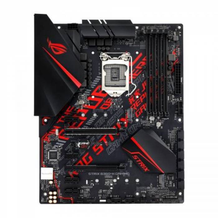 Placa de baza Asus ROG STRIX B360-H GAMING, Intel B360, Socket 1151 v2, ATX